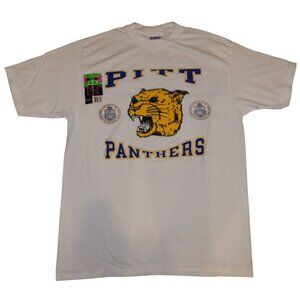 NWT Vintage 90s University of Pittsburgh PITT Panthers College Park T-Shirt XL